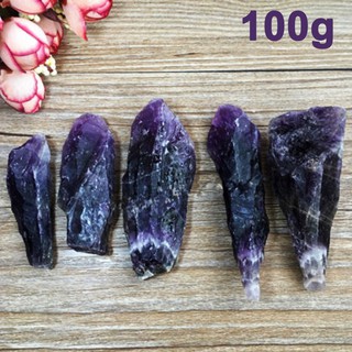 100g Natural Purple Amethyst Point Quartz Crystal Stones Healing Specimen New ✨brzonemall