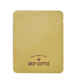 Coffee bag with ear, kraft paper, aluminum foil, black red filter paper bag, hand wash cold bubble filter bag, outer packing bag, spot