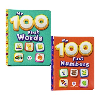 2 Books: My 100 First Words/Numbers