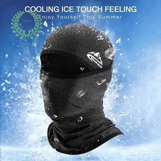 Outdoor sportsWindproof sunglasses✻┇Balaclava UPF50+ Helmet Liner Cooling Ice Silk Neck Gaiter Summ