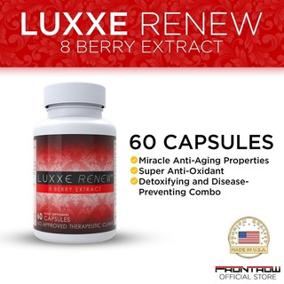 Authentic Luxxe Renew - 8 Berry Extract - 60 Capsules