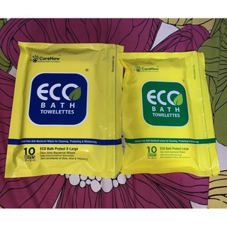 CARE NOW ECO BATH TOWELETTES WIPES EXTRA LARGE (6)