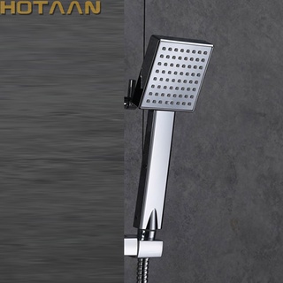 Free Shipping Pressurized Water Saving Shower Head ABS With Chrome Plated Bathroom Hand Shower Water