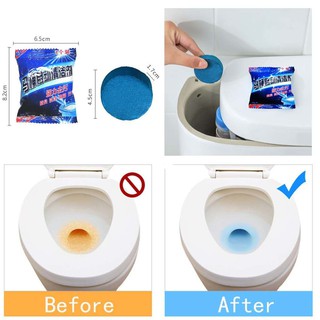 1 Pc Blue Tablet Toilet Bowl Cleaner