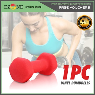 Vinyl Dumbbell Weight Dumbbells Exercise Fitness Gym Equipment's Weight Dumbbells