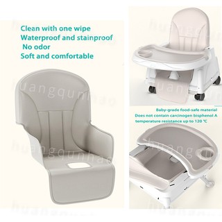 【COD】Baby High Chair Feeding Chair With Compartment Booster Toddler High ， （1-9 Year Old）.1 (4)