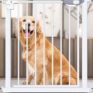 ▣Adjustable Baby Safety Door Gate Pet Dog Cat Fence Stair Door Metal High Strength Iron Gate For Kid