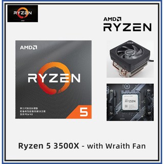 Ryzen 5 3500X processor (R5) 6 core 6 thread 3.6GHz65W AM4 interface AMD boxed CPU.