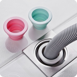 Kitchen pipe sewer seal ring deodorant silicone joint washing machine drain pipe sealing plug