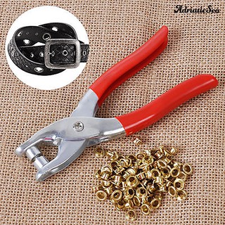 ADRIA ☺ 1 Punch 100 Rivets Eyelets Tools Grommets for Bags Leather Belt