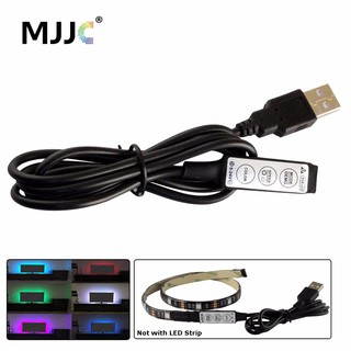USB RGB LED Controller 4 Pin 5V DC Mini 3 Keys for 5V RGB LED Strip Light