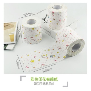Naka-print na toilet roll paper na nakatutuwa at naka-istilong KT cat roll toilet paper twalya