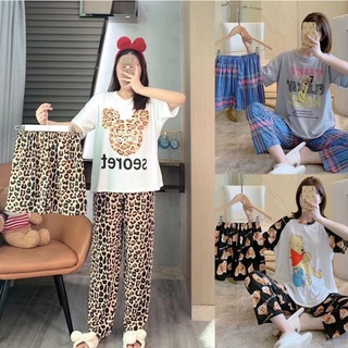 high quality Korean 3in1 Pajama Short Women Homewear Plus Size Sleepwear Pants
