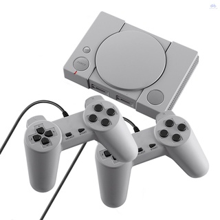 T.GO PS1 Mini Game Console Two Game Controllers AV Video Output Built-in 620 Retro Games Support Two Play