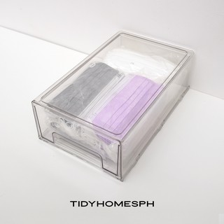 TIDYHOMESPH Clear Transparent Classic Pull-out Drawer / Organizer (1)