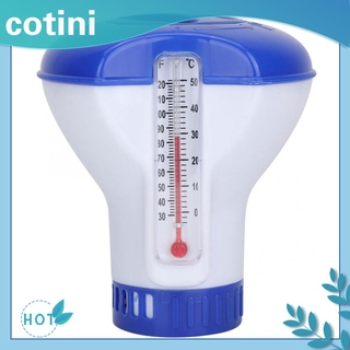 COTINA 8/5Inch Chlorine Bromine Chemical Tablet Tab Floater Floating Chlorine Dispenser Disinfect Swimming Pool Floating