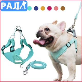 ✕Dog Harness with Leash Set Pet Walking Leash Small Medium Dogs Puppy Harness Adjustable Summer Harn