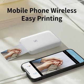 Mini Photo Printer Mobile Phone Bluetooth Connection Inkless Color Printing Family Gift ZINK HPRT MT