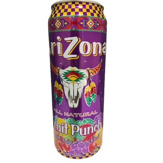 (U.S.A.) Arizona All Natural Fruit Punch. 680 ml.