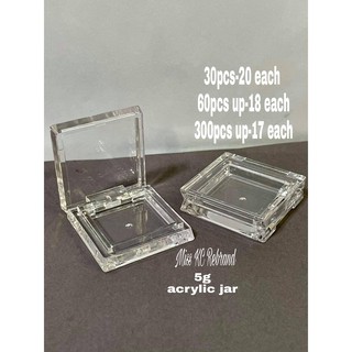 Small Acrylic Jar Container