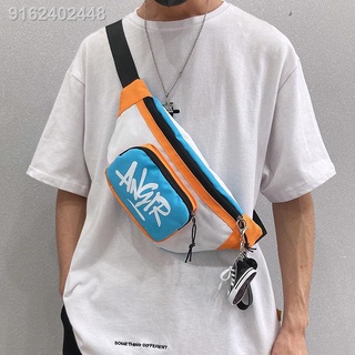 Messenger bag men s tide brand Japanese personality fashion small shoulder bag men s chest bag ins t (1)