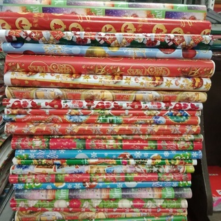 25pcs ASSTD COATED roll Christmas Gift Wrapper Xmas Presents Gift Wrap Surprise