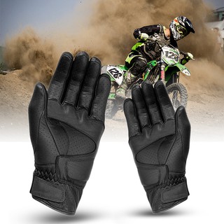 Breathable Motorcycle Gloves Black Leather Gunes Moto GTRJ (1)