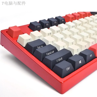 ㍿✓❐104 Keys PBT Keycap Side/top Side Earl Red Keycaps Laser Carving OEM Profile For Cherry MX Kailh