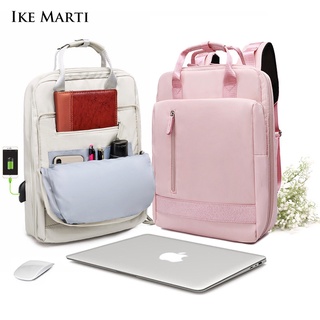 IKE MARTI Women Backpacks Daypack School Bag Girl Fashion Sac A Dos Femme 2021 Man Waterproof Chargi
