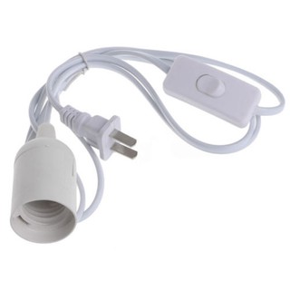 Power Plug Bulb Cord E27 Lamp Switch Socket (2)