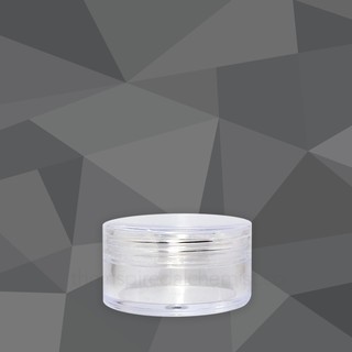 Plastic Cream Jar (Round, Clear)