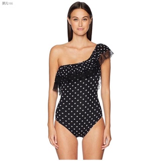 ✓【M&M】#414 One Shoulder Ruffle Swimsuits