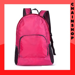 Foldable bag pack (Pink)