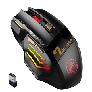 RGB Wireless Mouse Gamer Computer Mouse Ergonomic Gaming Mouse Silent Rechargeable Mouse Wireless
