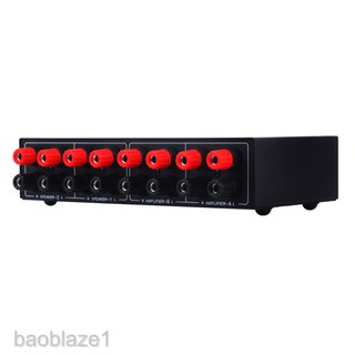 [BAOBLAZE1] 2 in 2 out 2 Way Passive Speaker Selector Switcher Splitter Switch Box (5)