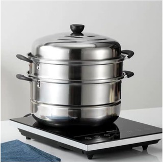 3 Layer Steamer Stainless Steel Kitchenware Cooking Pots 28cm