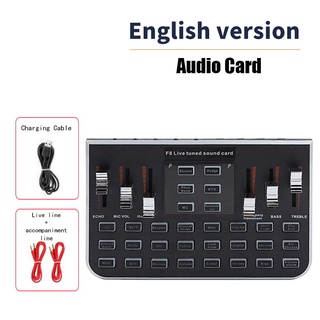 Live broadcast sound card mobile computer universal anchor smart k song 23 kinds of sound effects au (1)