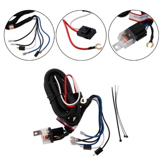 [Ready Stock]▲◆○12V Electric Horn Relay Wiring Harness Kit For Grille Mount Blast Tone Horns Car