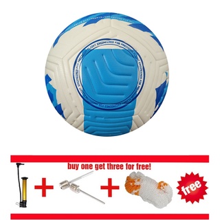 High Quality PU Anti-slip Seamless and Size 5 Football Bola Sepak Futsal Ball with Free Gifts