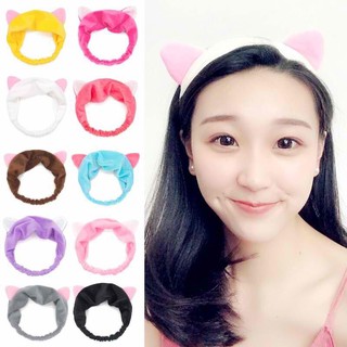 Korean Cat Ear Turban Korean Fashion Headband Washable Turban