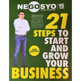 GO NEGOSYO 21 Steps on How to Start and Grow your Business by Joey Concepcion 2nd Editionhome and li