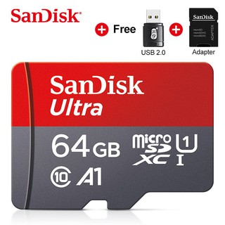 SanDisk Micro SD 64GB A1 Memory Card 128GB 256GB Micro SD Card 64GB SD Card 32GB 16GB UHS-I TF Card