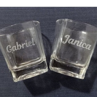 Personalized Laser Engraved / Etched Whiskey Glass
