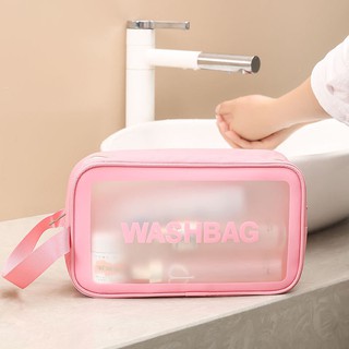 【spot goods】✁✡Storage Artifact♤Transparent Wash Bag Men's Cosmetic Bag Women's Large Capacity Portab