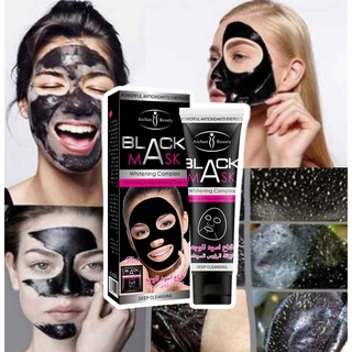 Black Mask Acne Purifying Charcoal Peel Off Black Head Remover With Vitamin E, Peel Off PH8 (1)