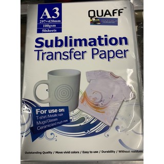 A3 A4 Sublimation Transfer Paper
