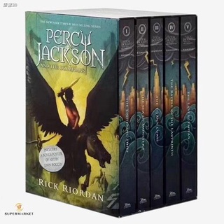 ♦[5 PAPERBACKS] Percy Jackson & the Olympians, Boxed Set (Paperback) by Rick RiordanA (1)