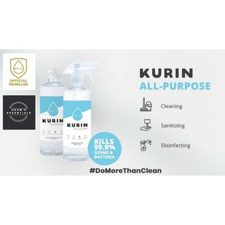 Kurin ALL-PURPOSE Ionized Cleaning Water Spray Bottle 500m