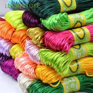 2mm 20m Thread Nylon Chinese Knot Braided Cords Soft Satin