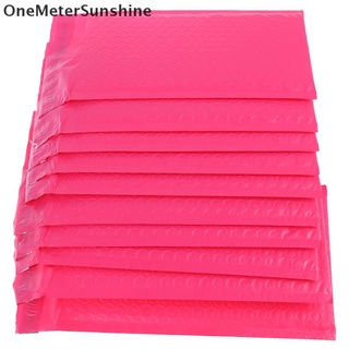 OMS 10pcs 9x6 Inch Poly Bubble Mailer Pink Self Seal Padded Envelopes/mailing Bags MY